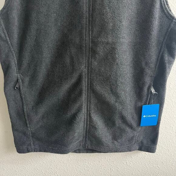 NWT Columbia Men's Steens Mountains Gray Vest Size LT Style AT1535 - Picture 3 of 10